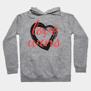 LOVE WINS 1 (black) Hoodie